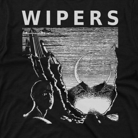 Wipers Shirt 70s Punk Rock – Alien Boy Graphic Unisex Tee 79 - Picture 2 of 6